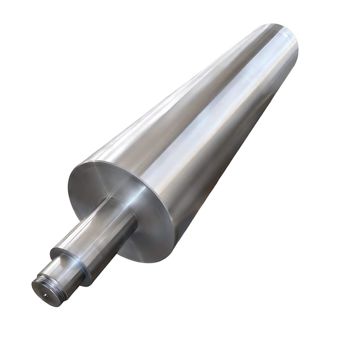 Hard chrome plated roller, mirror finish