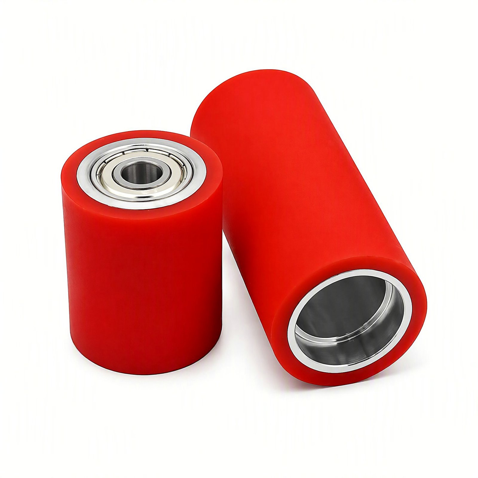 50A soft PU roller pair with bearings