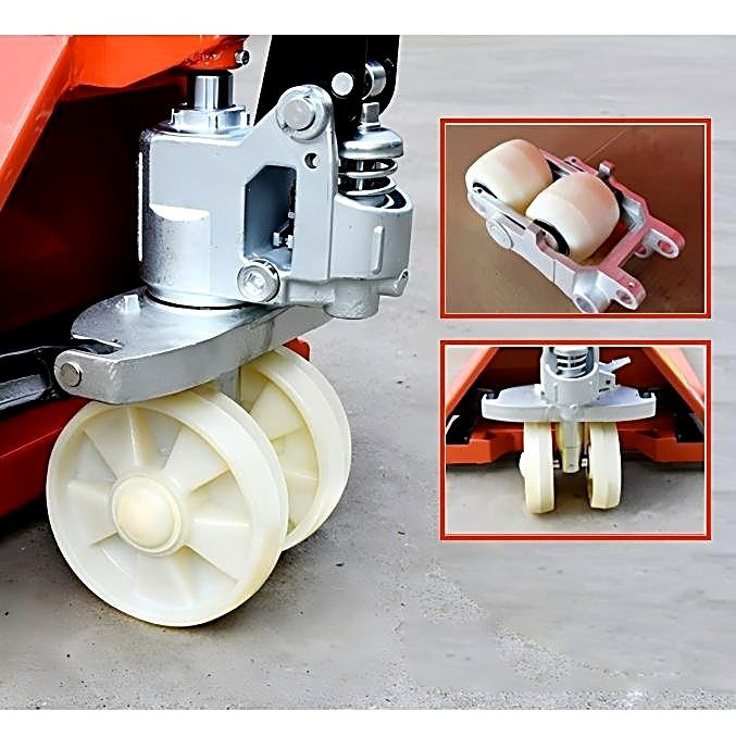 Nylon forklift and pallet truck wheels