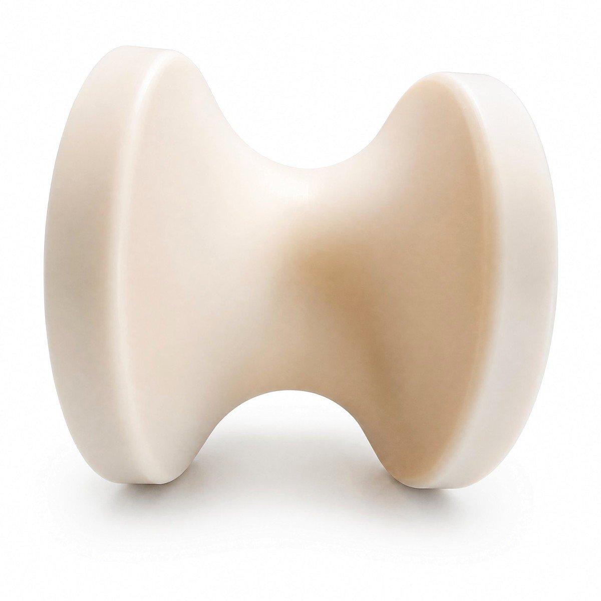 Concave nylon roller for belt guiding