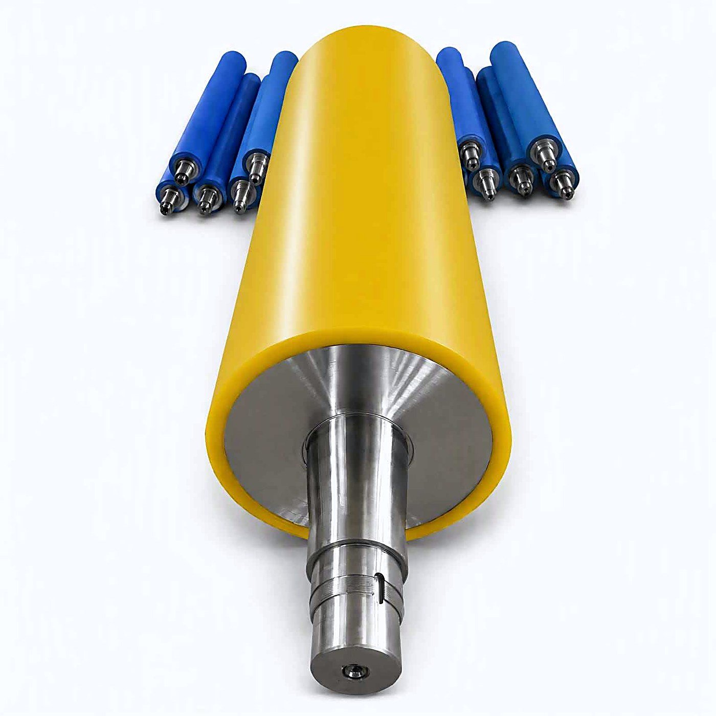 Heavy duty PU rollers for steel mills and aluminium foil plants