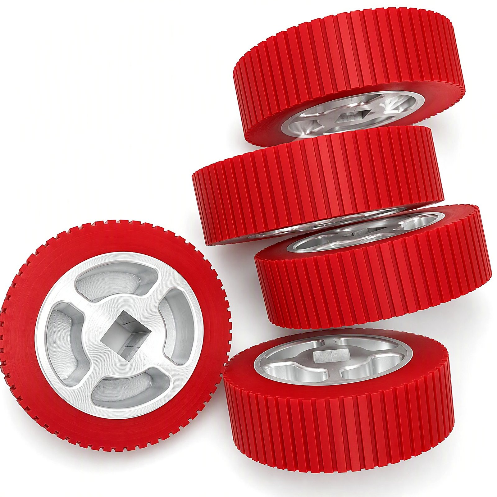 Custom shaped PU wheels
