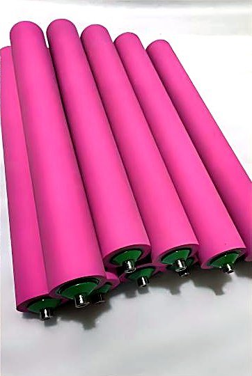Colour coded special compound rollers