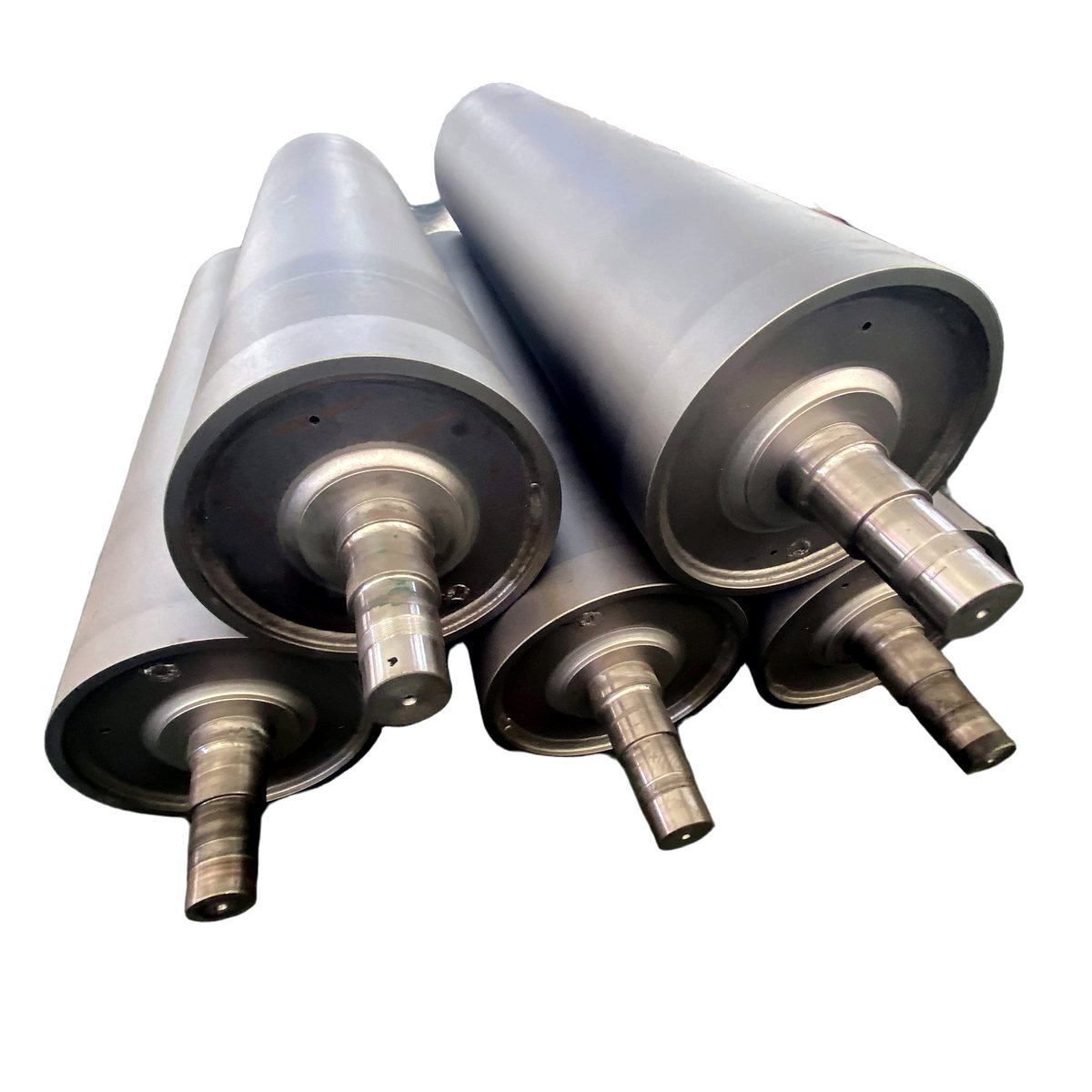 Machined carbon steel rollers